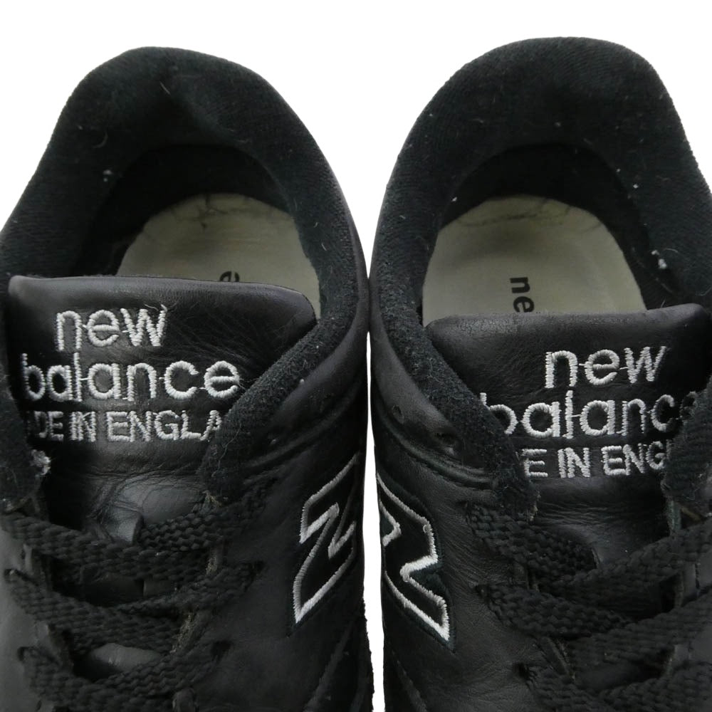 NEW BALANCE ニューバランス M1500BK M1500BK Black ブラック レザー スニーカー ブラック系 US9.5【中古】