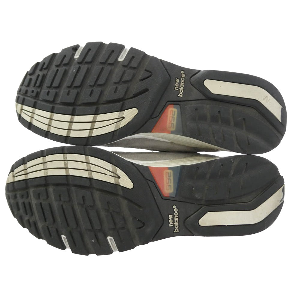NEW BALANCE ニューバランス M992GR 992 Gray グレー スエード スニーカー グレー系 27.5cm【中古】
