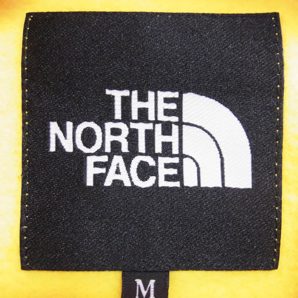 THE NORTH FACE ノースフェイス NT62001 EXPEDITION STEEP TECH LOGO HOODIE スティープテック フロント ラバーパッチ バック ロゴ プリント フーディー パーカー イエロー系 M【中古】