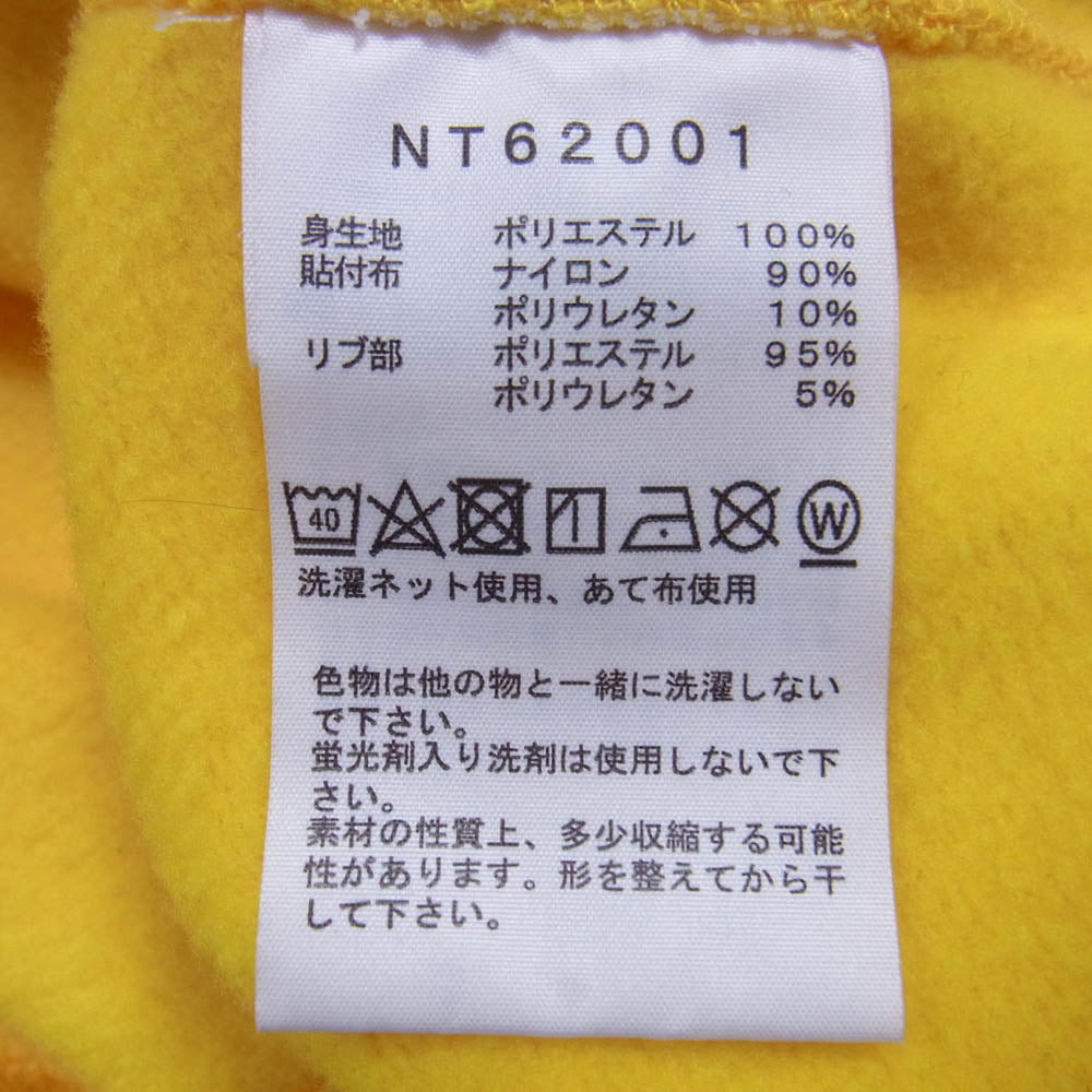 THE NORTH FACE ノースフェイス NT62001 EXPEDITION STEEP TECH LOGO HOODIE スティープテック フロント ラバーパッチ バック ロゴ プリント フーディー パーカー イエロー系 M【中古】