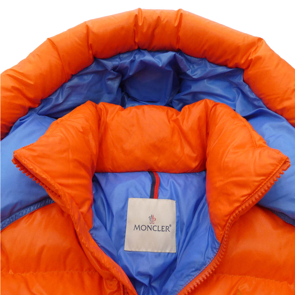 MONCLER モンクレール 19AW E20914191005 WILSON ウィルソン フロントロゴパッチ ダウン ジャケット オレンジ系 2【中古】