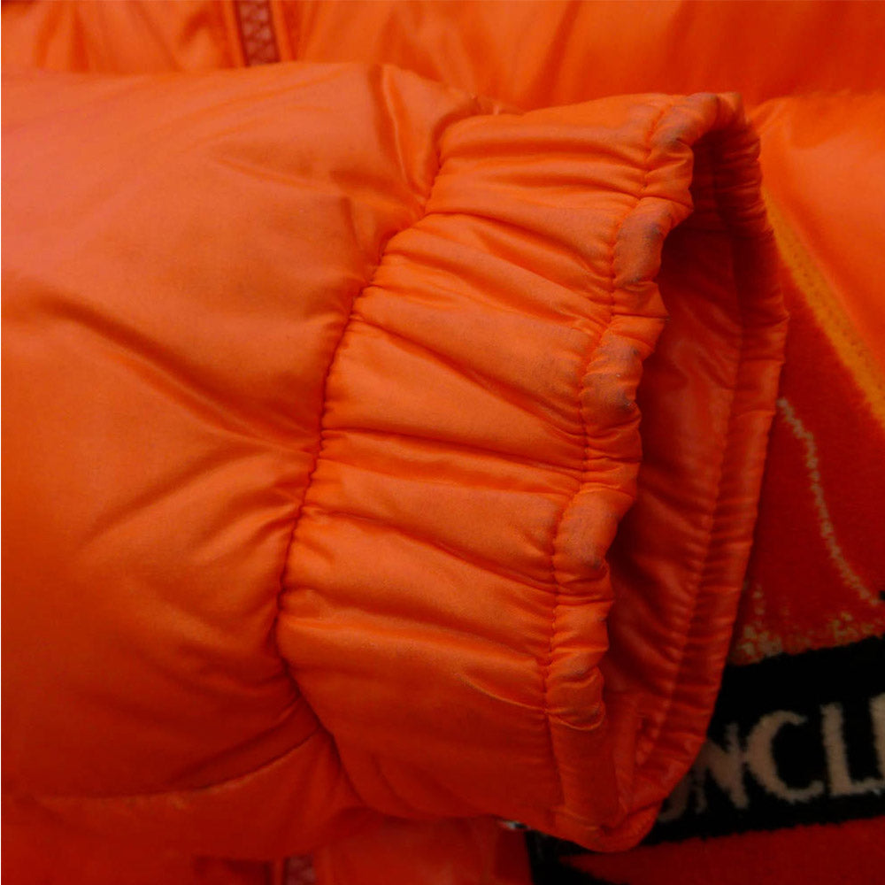 MONCLER モンクレール 19AW E20914191005 WILSON ウィルソン フロントロゴパッチ ダウン ジャケット オレンジ系 2【中古】