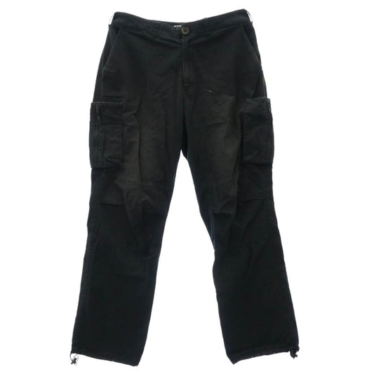 GOODENOUGH グッドイナフ 00s アーカイブ コットンツイル ボンテージ カーゴパンツ ブラック系 L【中古】