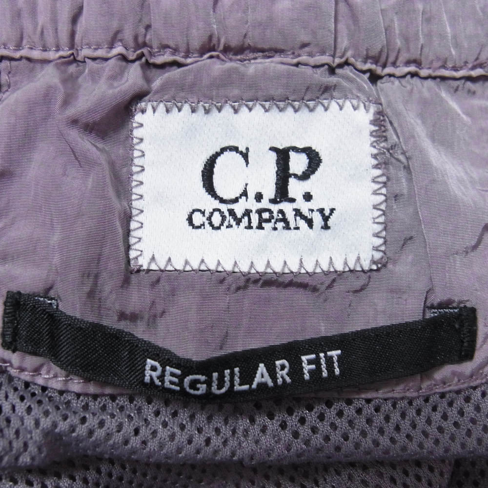 C.P.Company シーピーカンパニー Chrome-R Track ゴーグルレンズ ポケット ナイロントラックパンツ ライトブラウン系 50【中古】