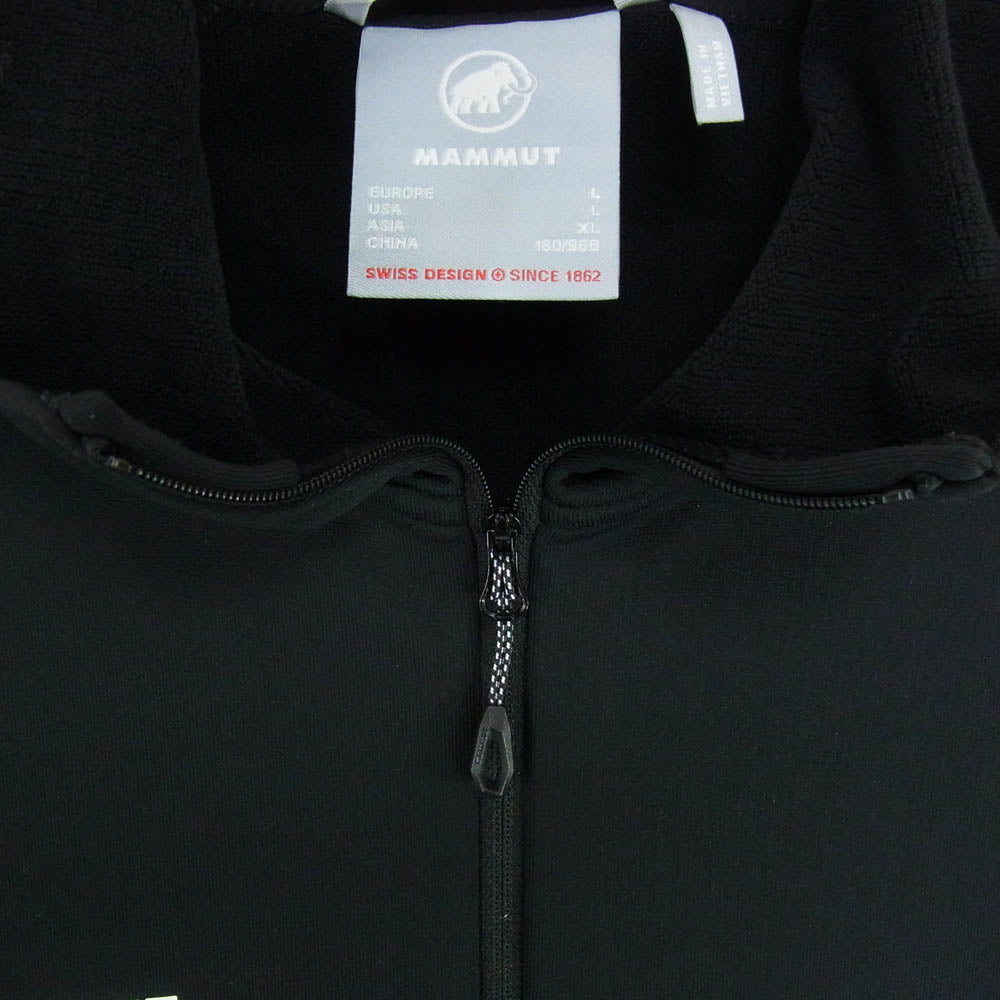 Mammut マムート 1014-04250 Aconcagua Light ML Hooded Jacket アコンカグア ライト ミッドレイヤー フーデッド ジャケット ブラック系 XL【中古】
