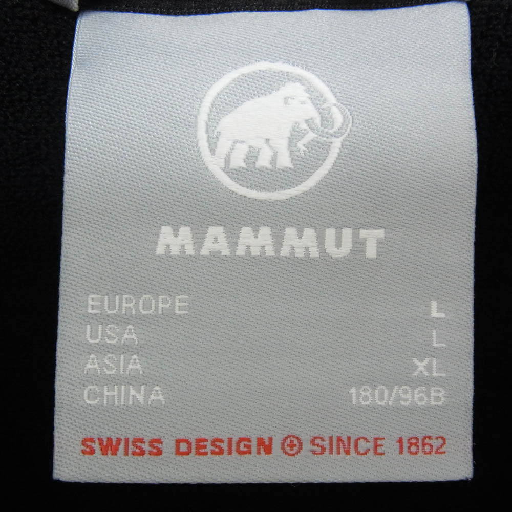 Mammut マムート 1014-04250 Aconcagua Light ML Hooded Jacket アコンカグア ライト ミッドレイヤー フーデッド ジャケット ブラック系 XL【中古】