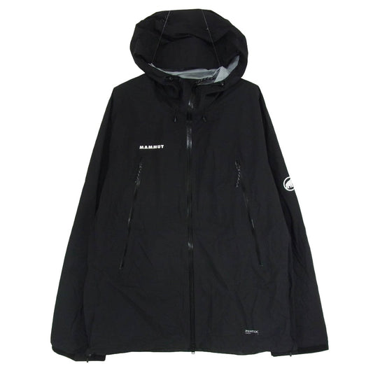 Mammut マムート 1010-32070 Masao Light 2.0 HS Hooded Jacket マサオ ライトハードシェル フーデッド ジャケット ブラック系 2XL【中古】