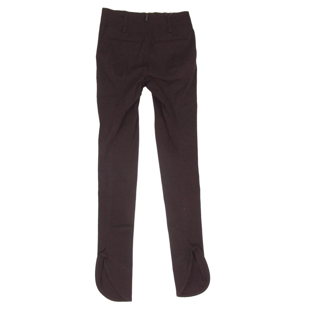 ISSEY MIYAKE イッセイミヤケ IM51-FF539-15 スリムフィット ジョガー ロング パンツ ブラウン系 2【美品】【中古】