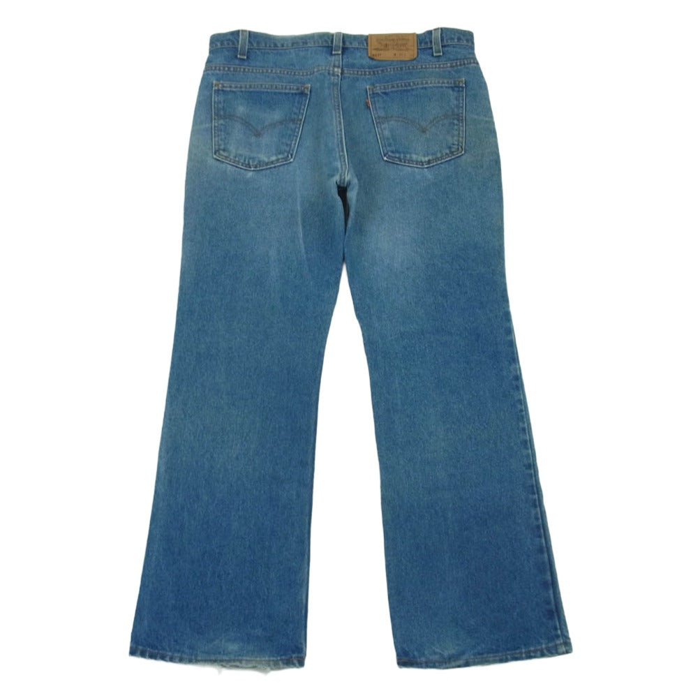 Levi's リーバイス USA製 90s 517 オレンジタブ ボタン裏刻印575 ジップフライ 紙パッチ ストレート デニム パンツ ジーンズ インディゴブルー系 W36 L30【中古】