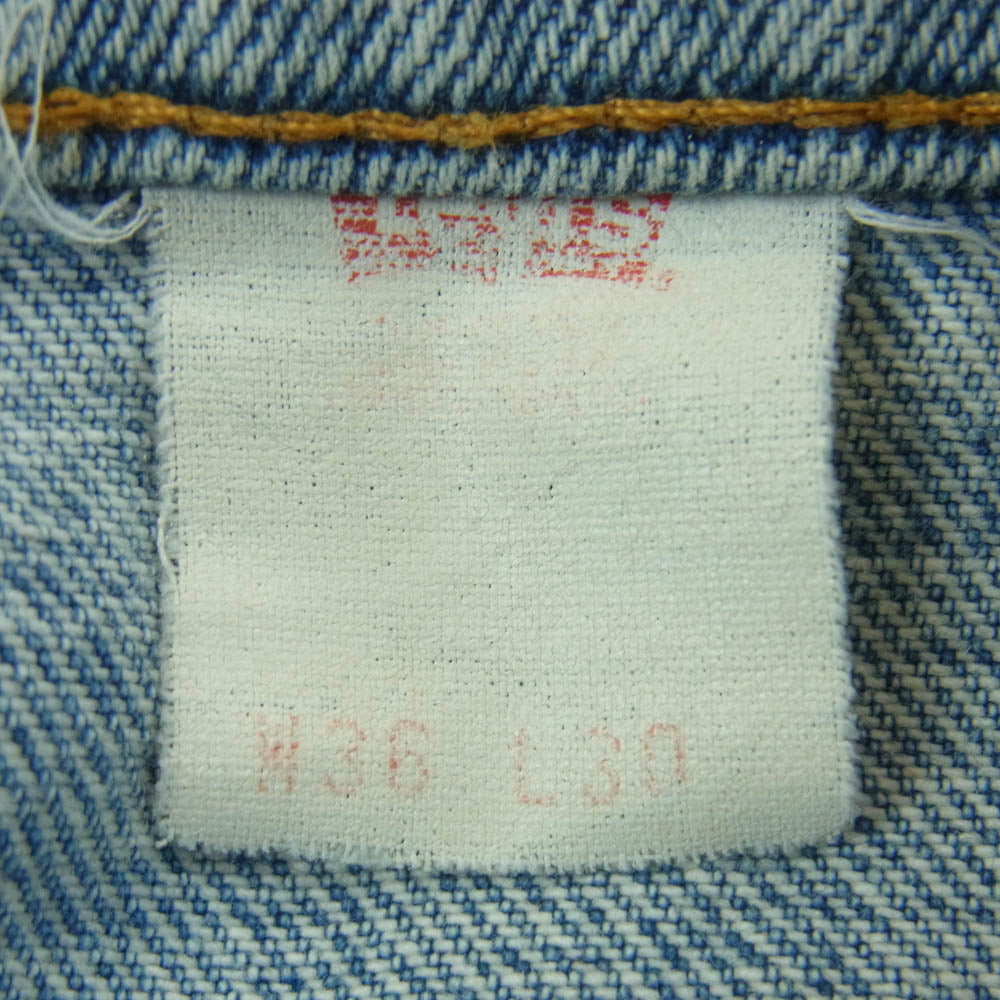 Levi's リーバイス USA製 90s 517 オレンジタブ ボタン裏刻印575 ジップフライ 紙パッチ ストレート デニム パンツ ジーンズ インディゴブルー系 W36 L30【中古】