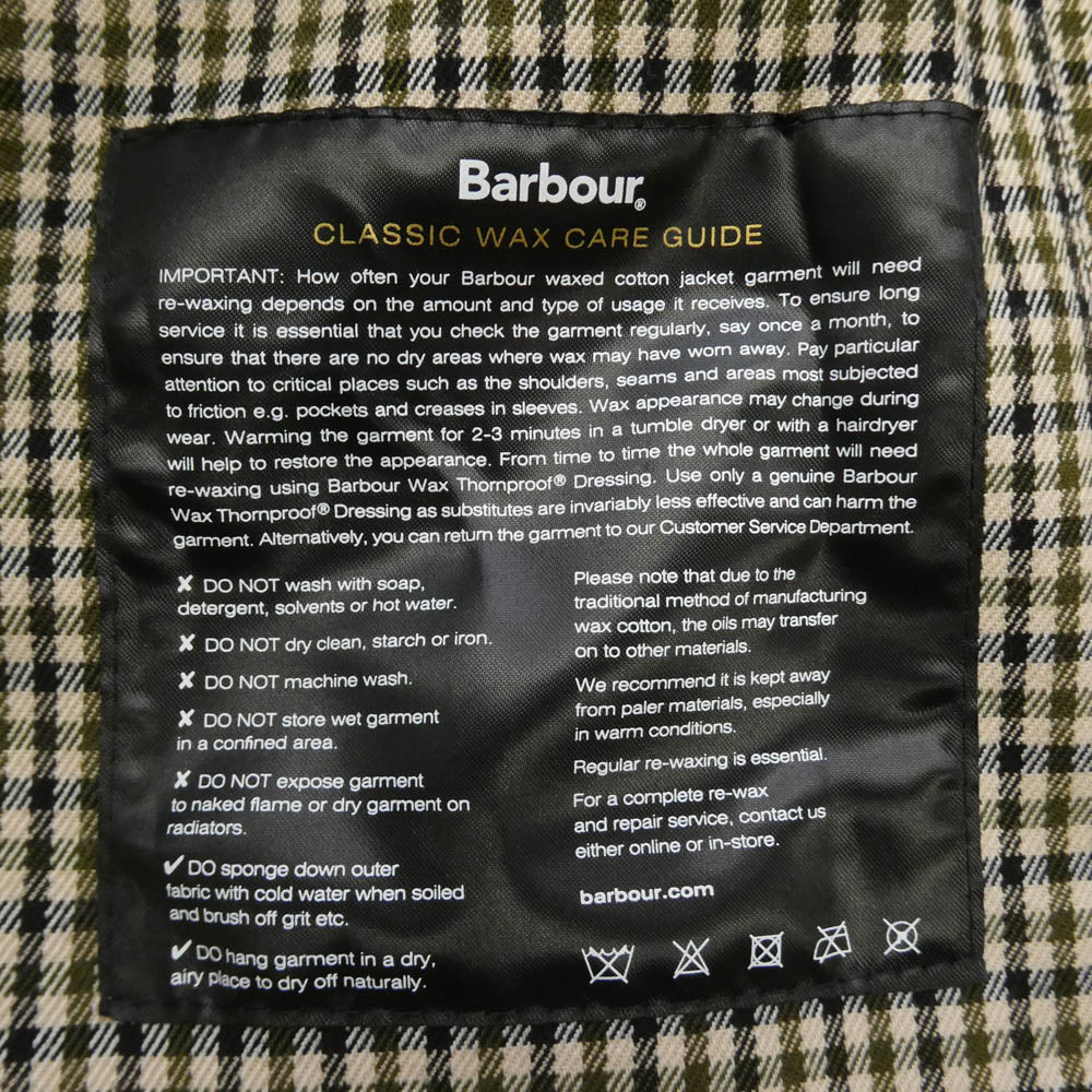 Barbour バブアー 23AW MWX2308PU71 BEAUTY&YOUTH ビューティーアンドユース別注 BEAUFORT OS WAX ビューフォート オイルド ワックス コート ジャケット パープル系 42【中古】