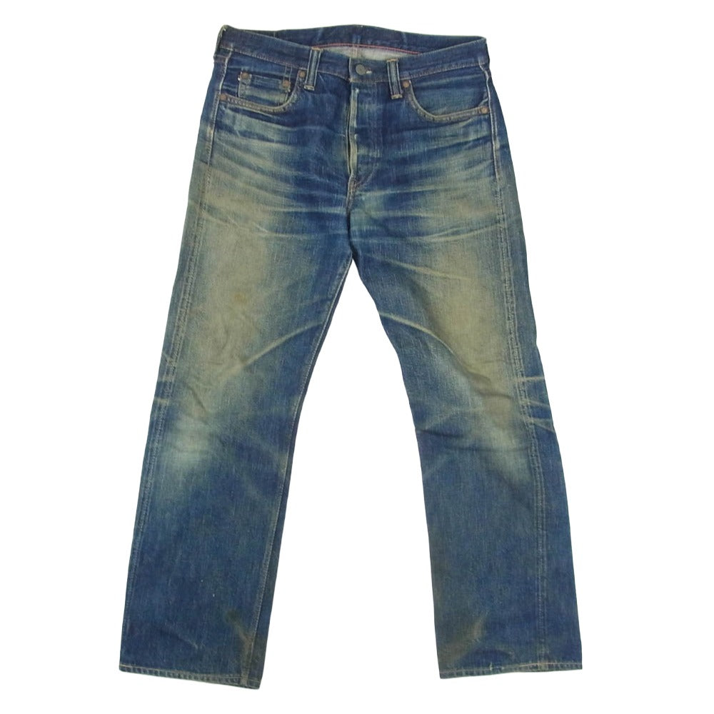 FULLCOUNT フルカウント 1108 1108 Slim Straight Denim 13.7oz ボタンフライ デニム パンツ インディゴブルー系 31【中古】