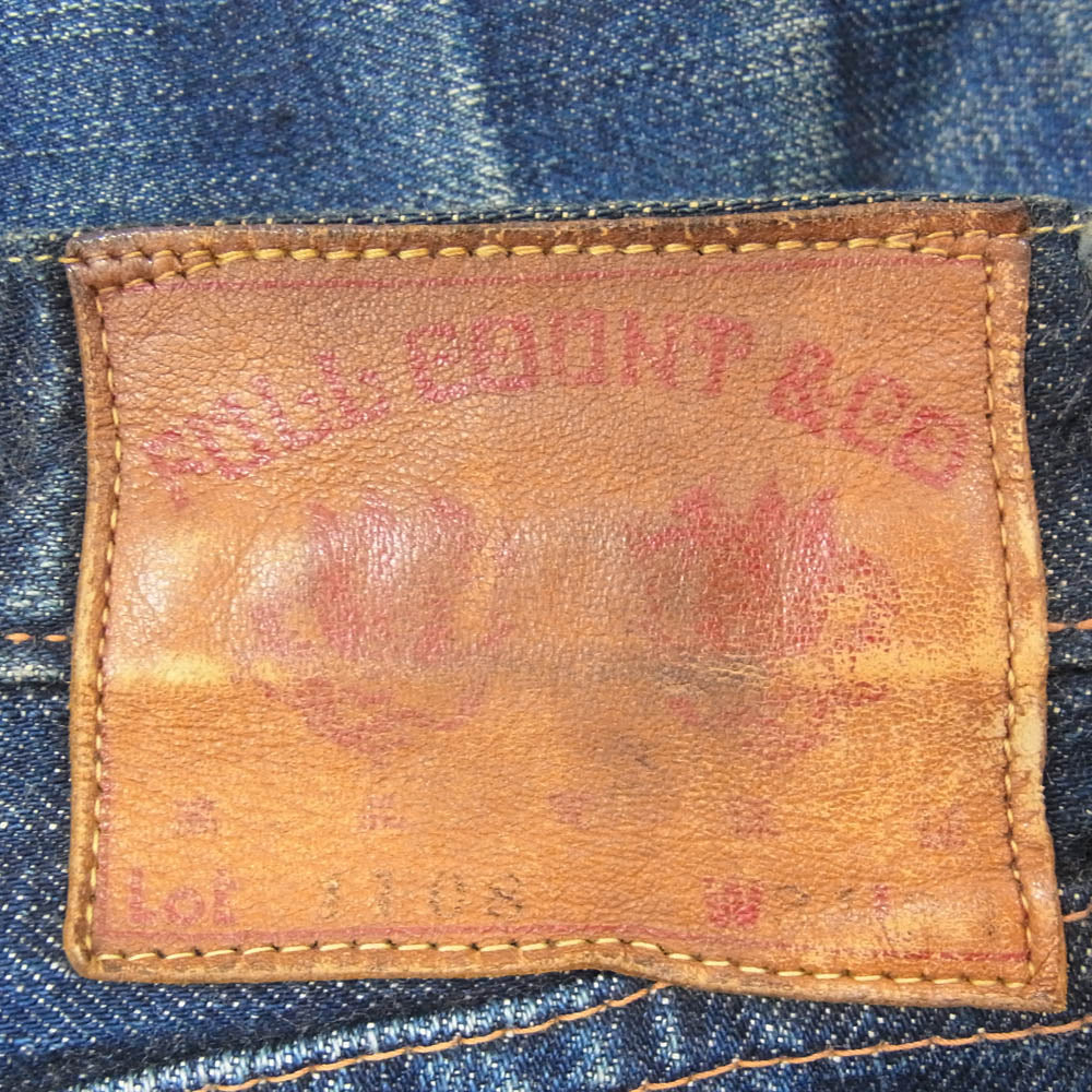 FULLCOUNT フルカウント 1108 1108 Slim Straight Denim 13.7oz ボタンフライ デニム パンツ インディゴブルー系 31【中古】