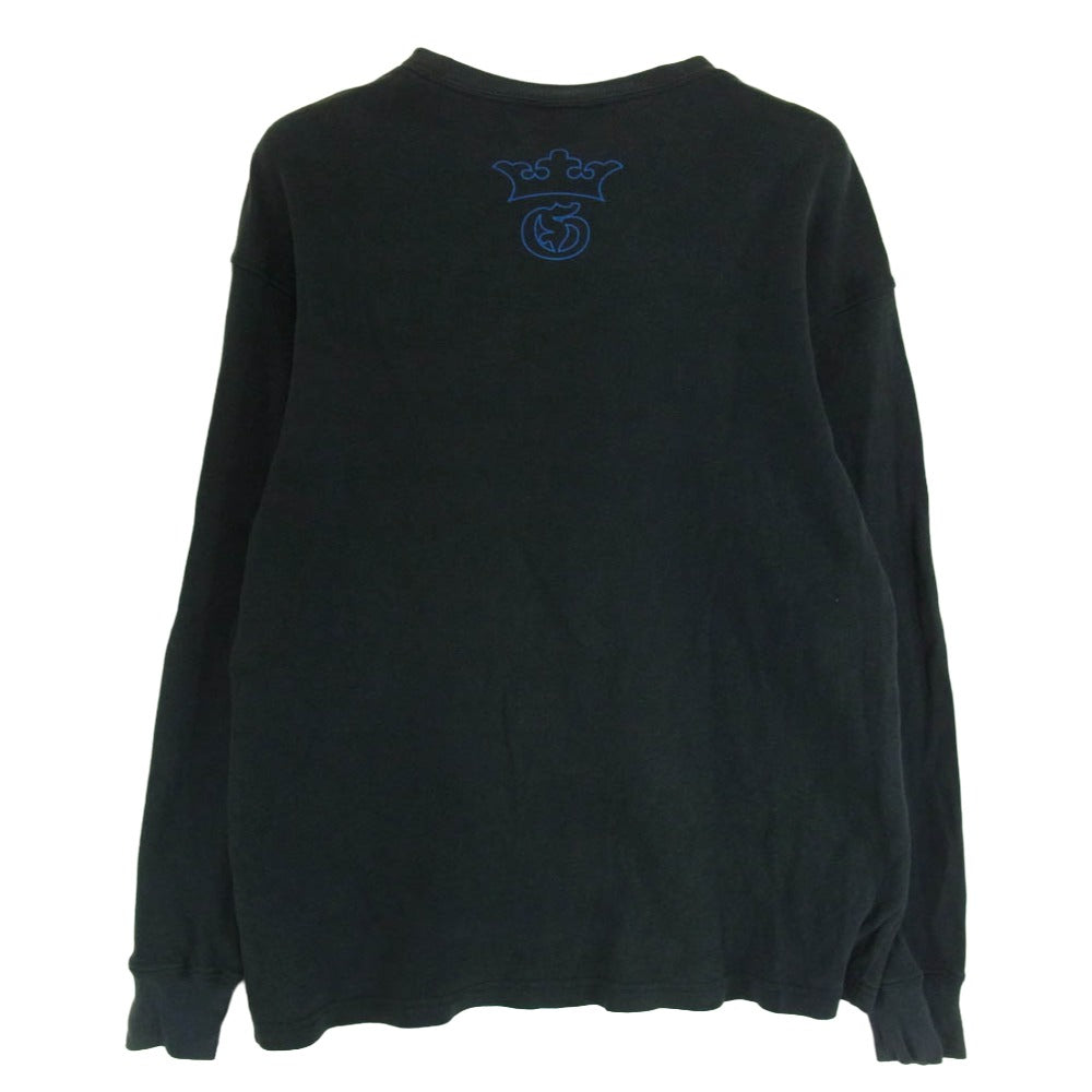 GABOR ガボール Gaboratory ガボラトリー USA製 アーチロゴ Gクラウン 長袖Ｔシャツ ブラック系 サイズ表記無【中古】