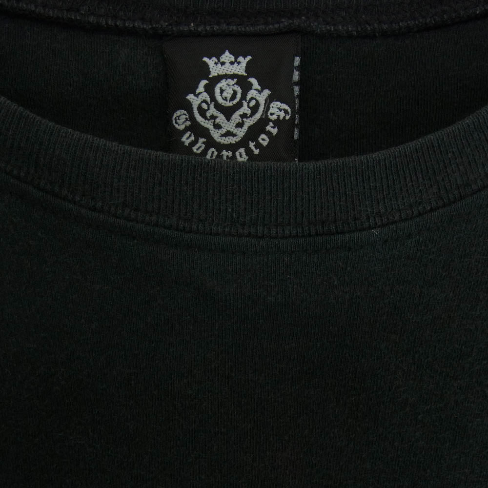 GABOR ガボール Gaboratory ガボラトリー USA製 アーチロゴ Gクラウン 長袖Ｔシャツ ブラック系 サイズ表記無【中古】