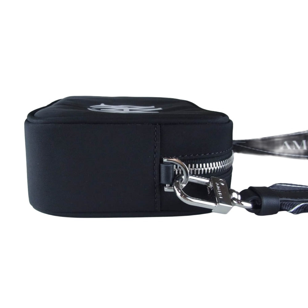 AMIRI アミリ AMBGCM1019 MA CAMERA CASE ロゴプリント カメラケース ショルダーバッグ ブラック系【中古】