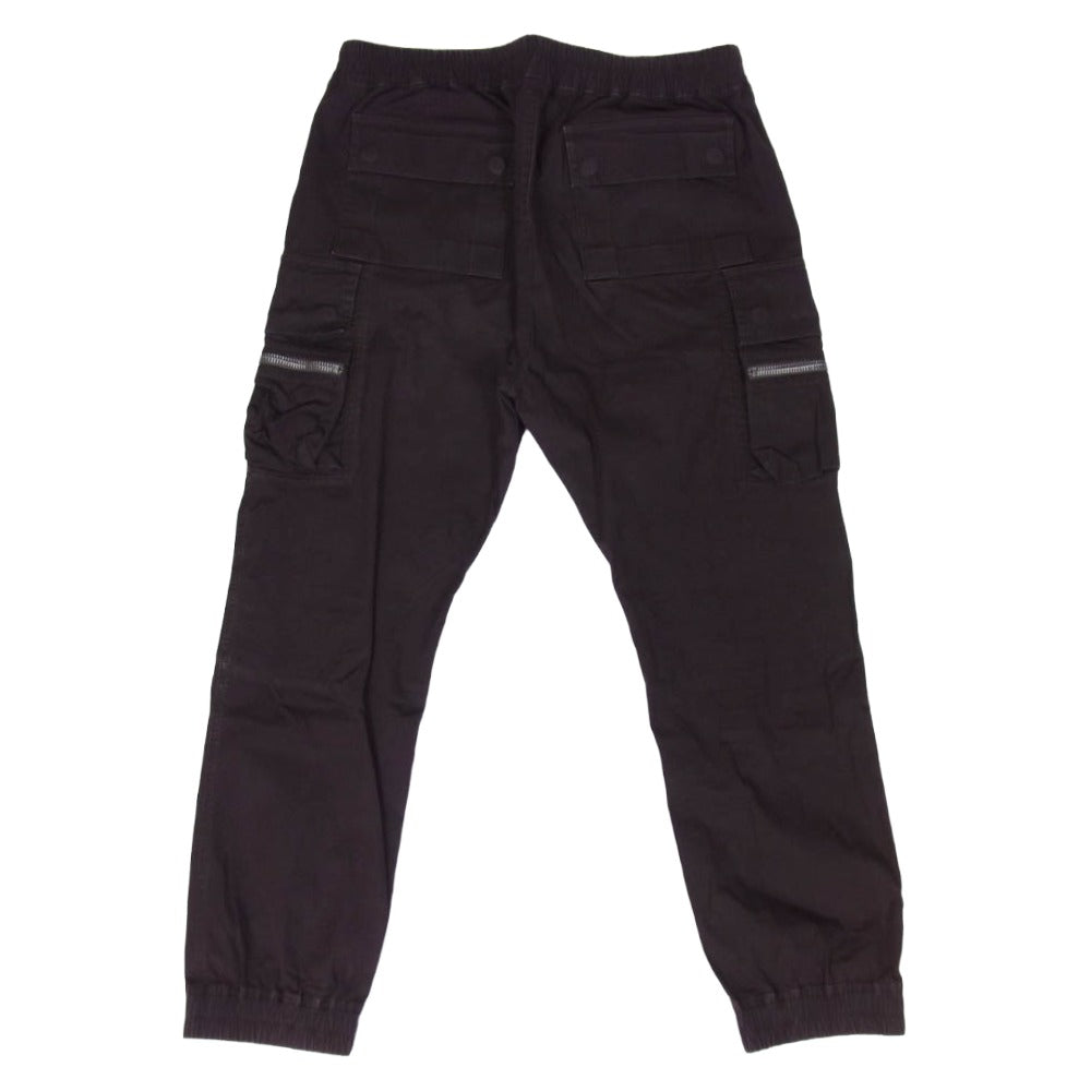 Rick Owens リックオウエンス 22SS RU01B1396-TE FOGACHINE期 MASTODON CARGO マストドンカーゴ ジョガー パンツ TE素材 ダークブラウン系 54【中古】