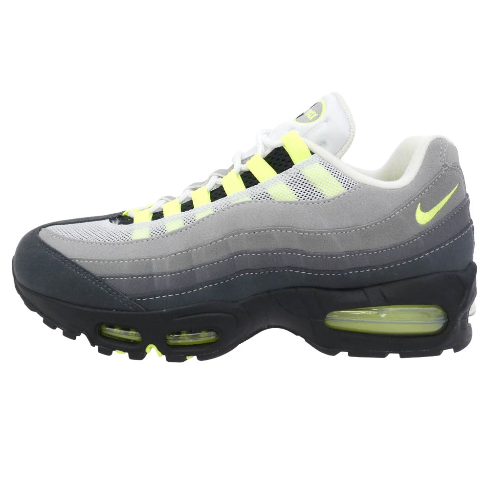 NIKE ナイキ HM4740-001 Air Max 95 OG Big Bubble Neon Yellow 2025 2026 エアマックス95 OG ビッグバブル ネオンイエロー イエローグラデ ローカット スニーカー グレー系 27cm【新古品】【未使用】【中古】