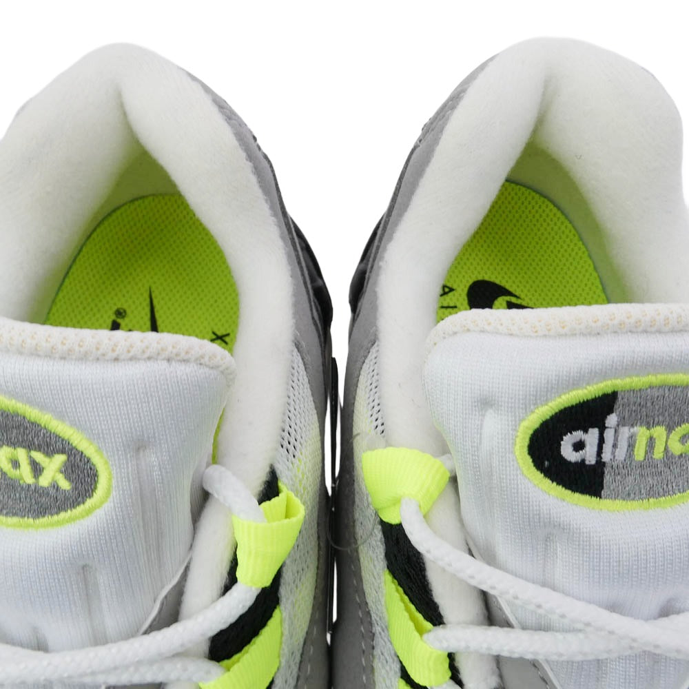 NIKE ナイキ HM4740-001 Air Max 95 OG Big Bubble Neon Yellow 2025 2026 エアマックス95 OG ビッグバブル ネオンイエロー イエローグラデ ローカット スニーカー グレー系 27cm【新古品】【未使用】【中古】