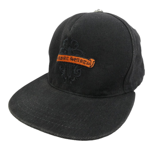 CHROME HEARTS クロムハーツ（原本無） DAGGER TRUCKER CAP ダガーエンブロイダリー トラッカーキャップ ブラック系【中古】