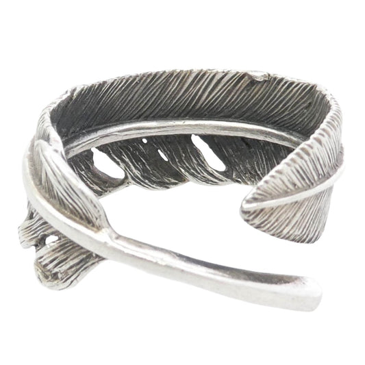 バフ フェザー リング シルバー系 22号【中古】