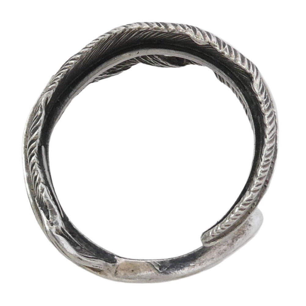バフ フェザー リング シルバー系 22号【中古】