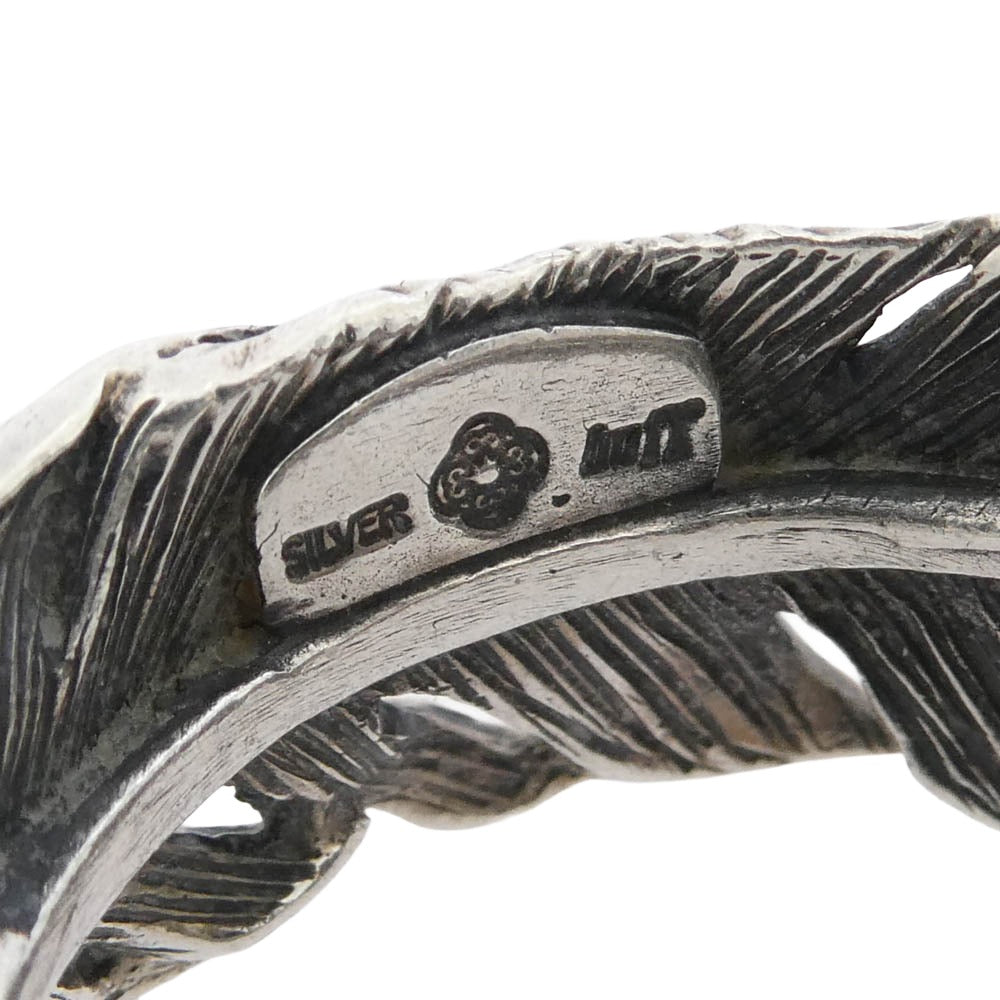 バフ フェザー リング シルバー系 22号【中古】