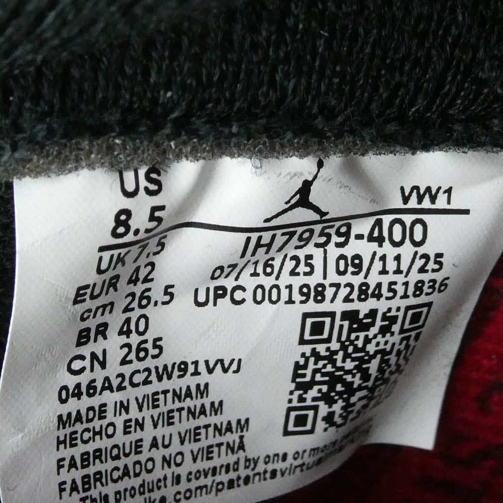 NIKE AIR JORDAN ナイキ ジョーダン Levi's リーバイス IH7959-400 Air Jordan 3 Retro SP Indigo and Gym Red エアジョーダン3 レトロ SP インディゴ アンド ジムレッド ハイカット スニーカー インディゴブルー系 26.5cm【新古品】【未使用】【中古】