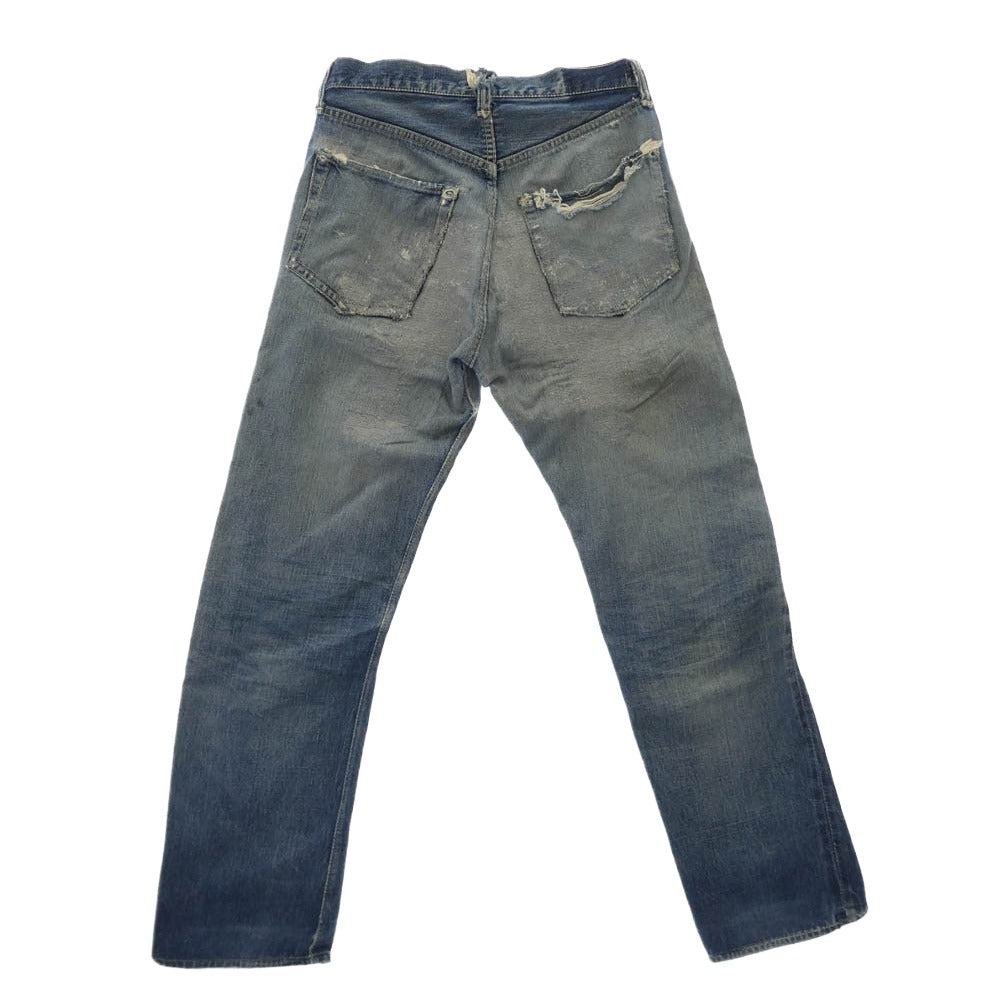 Levi's リーバイス ヴィンテージ オリジナル 40s S501XX 大戦モデル 社名入りボタン デニムパンツ インディゴブルー系 表記なし【中古】
