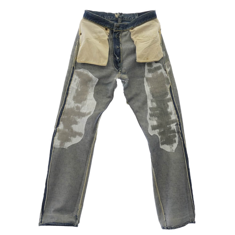 Levi's リーバイス ヴィンテージ オリジナル 40s S501XX 大戦モデル 社名入りボタン デニムパンツ インディゴブルー系 表記なし【中古】