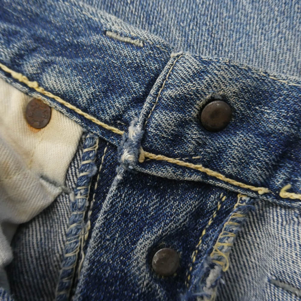 Levi's リーバイス ヴィンテージ オリジナル 40s S501XX 大戦モデル 社名入りボタン デニムパンツ インディゴブルー系 表記なし【中古】