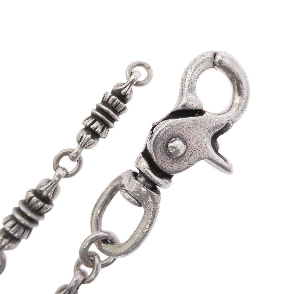 CHROME HEARTS クロムハーツ（原本無） BARREL SHORT-S バレル 9リンク 1クリップ ウォレット チェーン シルバー系【中古】