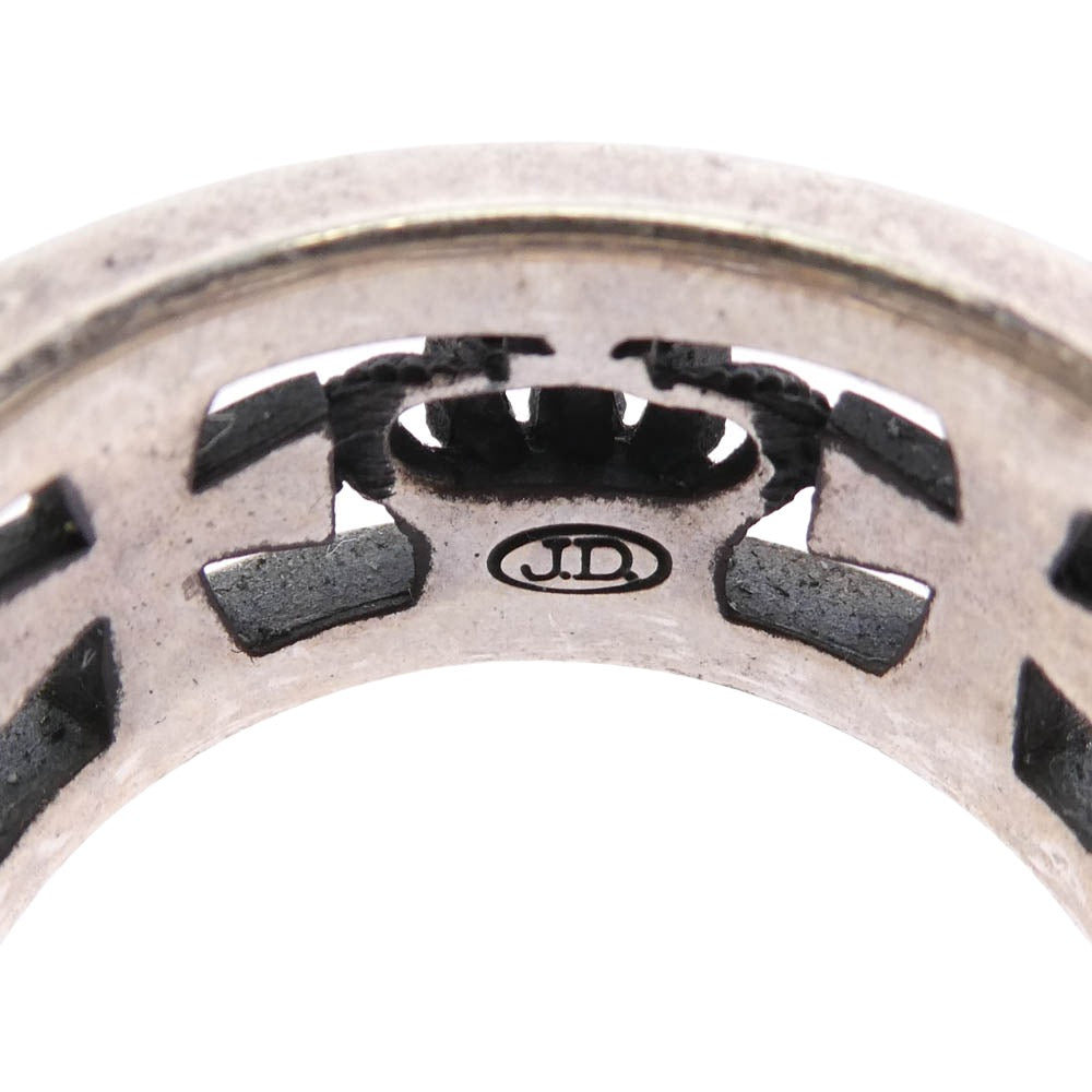 Justin Davis ジャスティンデイビス SRJ175 MEDIEVAL WEDDING BAND ウェディング バンド クラウン クロス リング シルバー系 25号【中古】