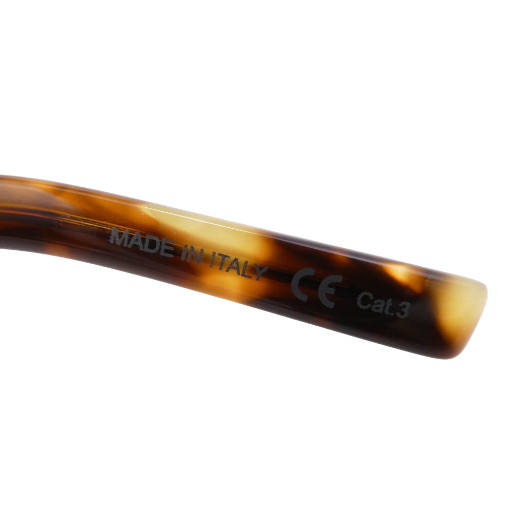 SAINT LAURENT サンローラン SL341 005 マーブル ウェリントン サングラス アイウェア 眼鏡 フレーム：ブラウン系 51□21-145【中古】