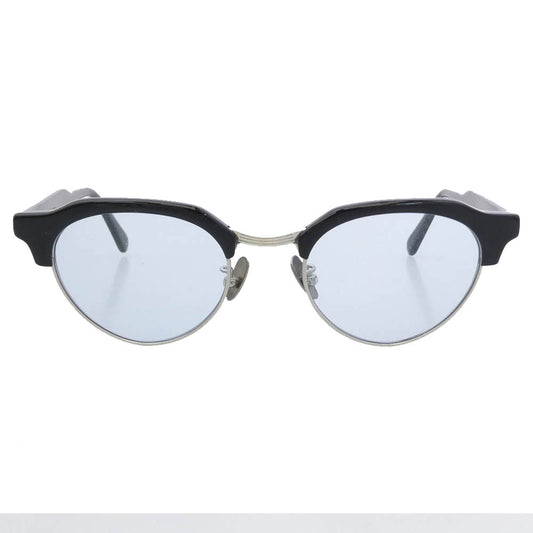 KANEKO OPTICAL AUS-032 ハーフリム ウェリントン サングラス アイウェア 眼鏡 ブラック系 シルバー系【中古】