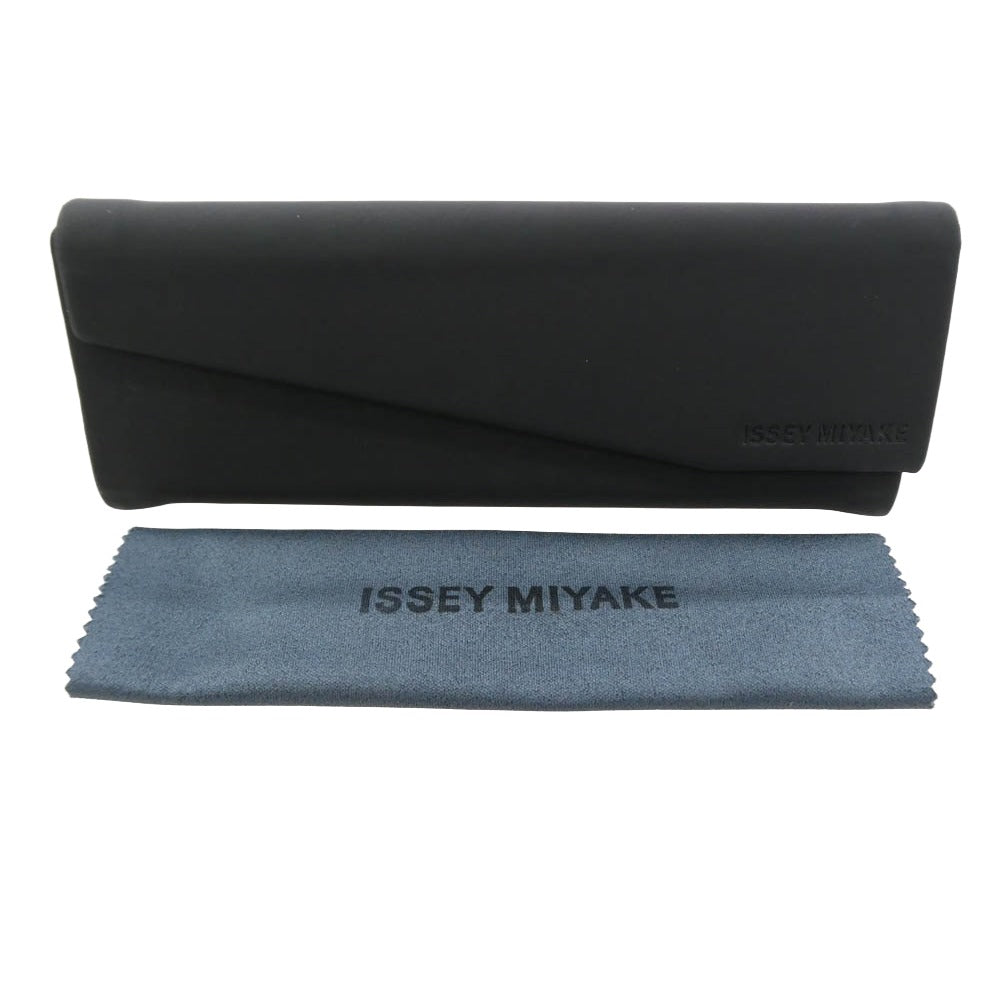 ISSEY MIYAKE イッセイミヤケ PANT 3 GAN 金子眼鏡店 カネコオプティカル 別注 度入り 眼鏡 アイウェア サングラス ブラック系 ネイビー系【中古】