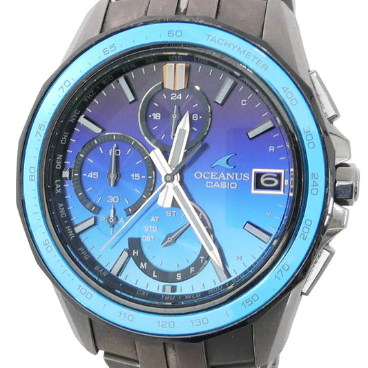 CASIO OCEANUS カシオ オシアナス OCW-S7000-2AJF 世界1500本限定 OCEANUS オシアナス 電波ソーラー 腕時計 ウォッチ シルバー系 ブルー系【中古】