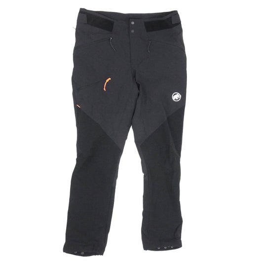 Mammut マムート 1021-00620 クールマイユール ソフトシェル パンツ ブラック系 M【中古】