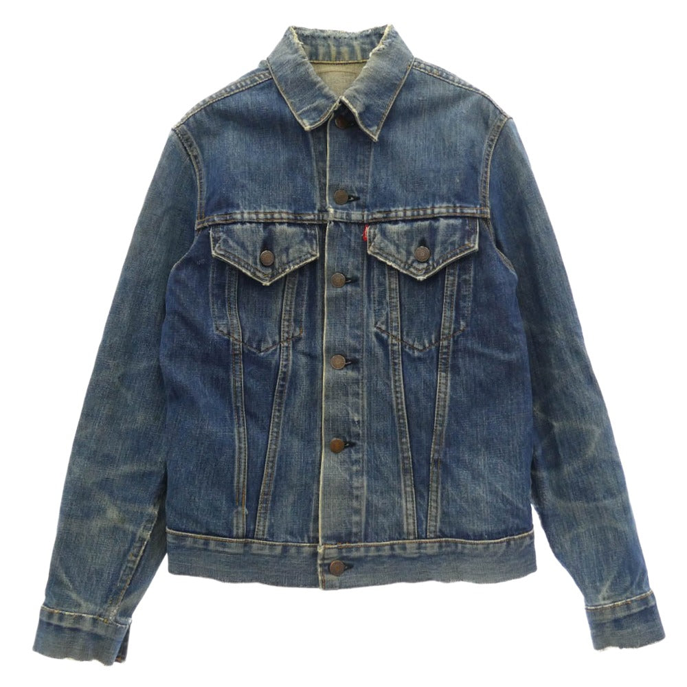 Levi's リーバイス 70505 BIG E ボタン裏刻印52 4th デニム ジャケット インディゴブルー系 サイズ不明【中古】