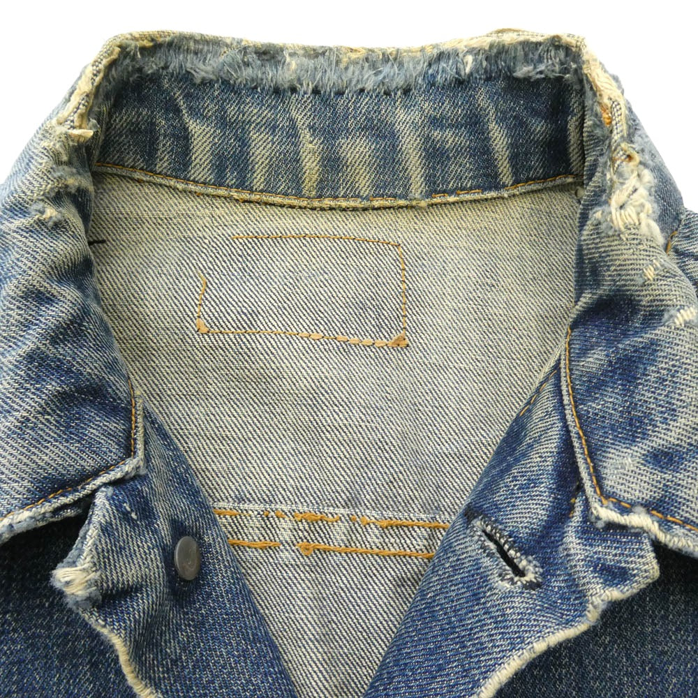 Levi's リーバイス 70505 BIG E ボタン裏刻印52 4th デニム ジャケット インディゴブルー系 サイズ不明【中古】