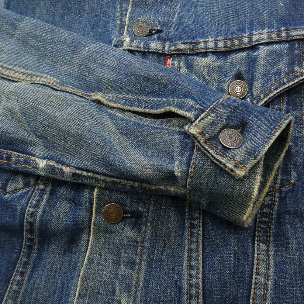 Levi's リーバイス 70505 BIG E ボタン裏刻印52 4th デニム ジャケット インディゴブルー系 サイズ不明【中古】