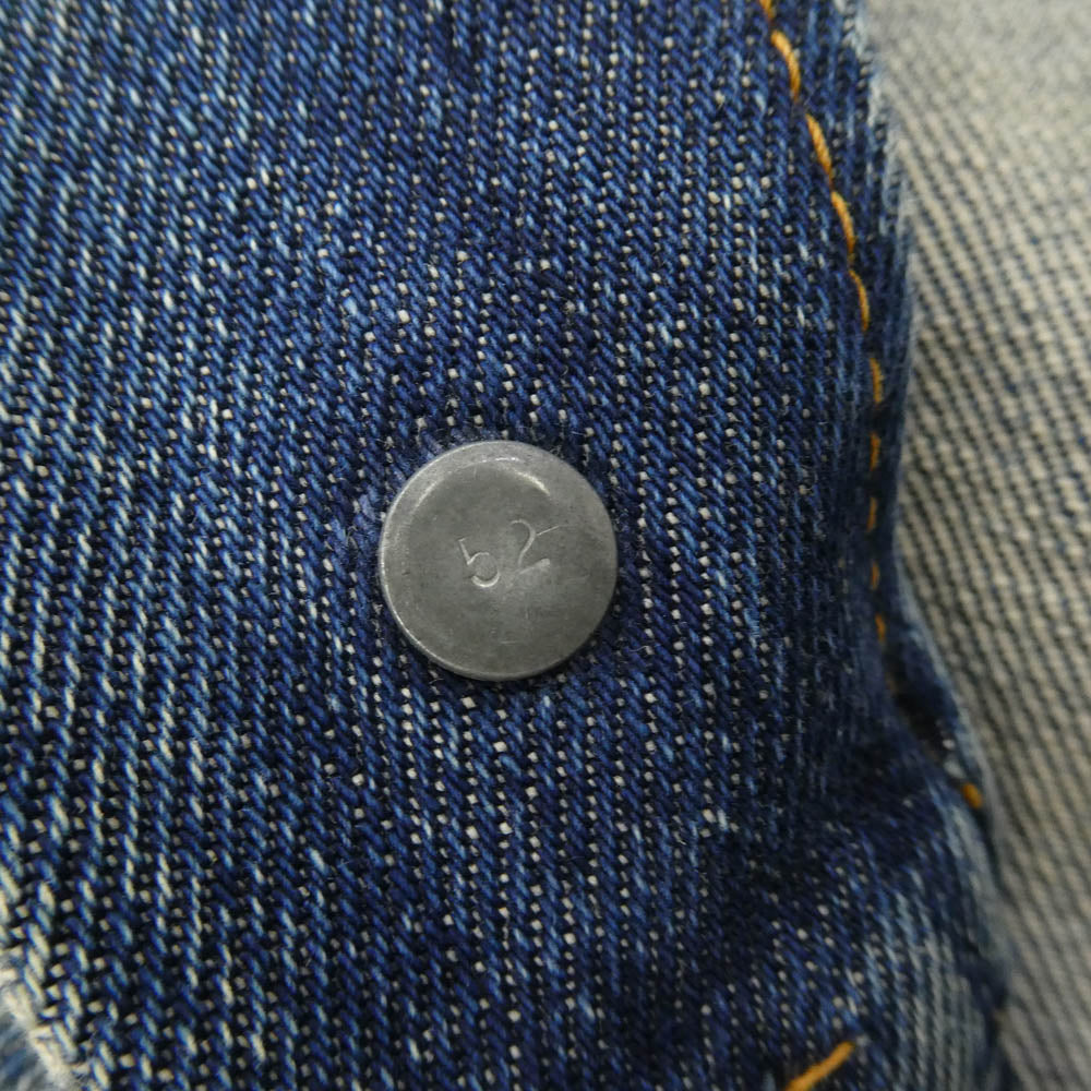 Levi's リーバイス 70505 BIG E ボタン裏刻印52 4th デニム ジャケット インディゴブルー系 サイズ不明【中古】