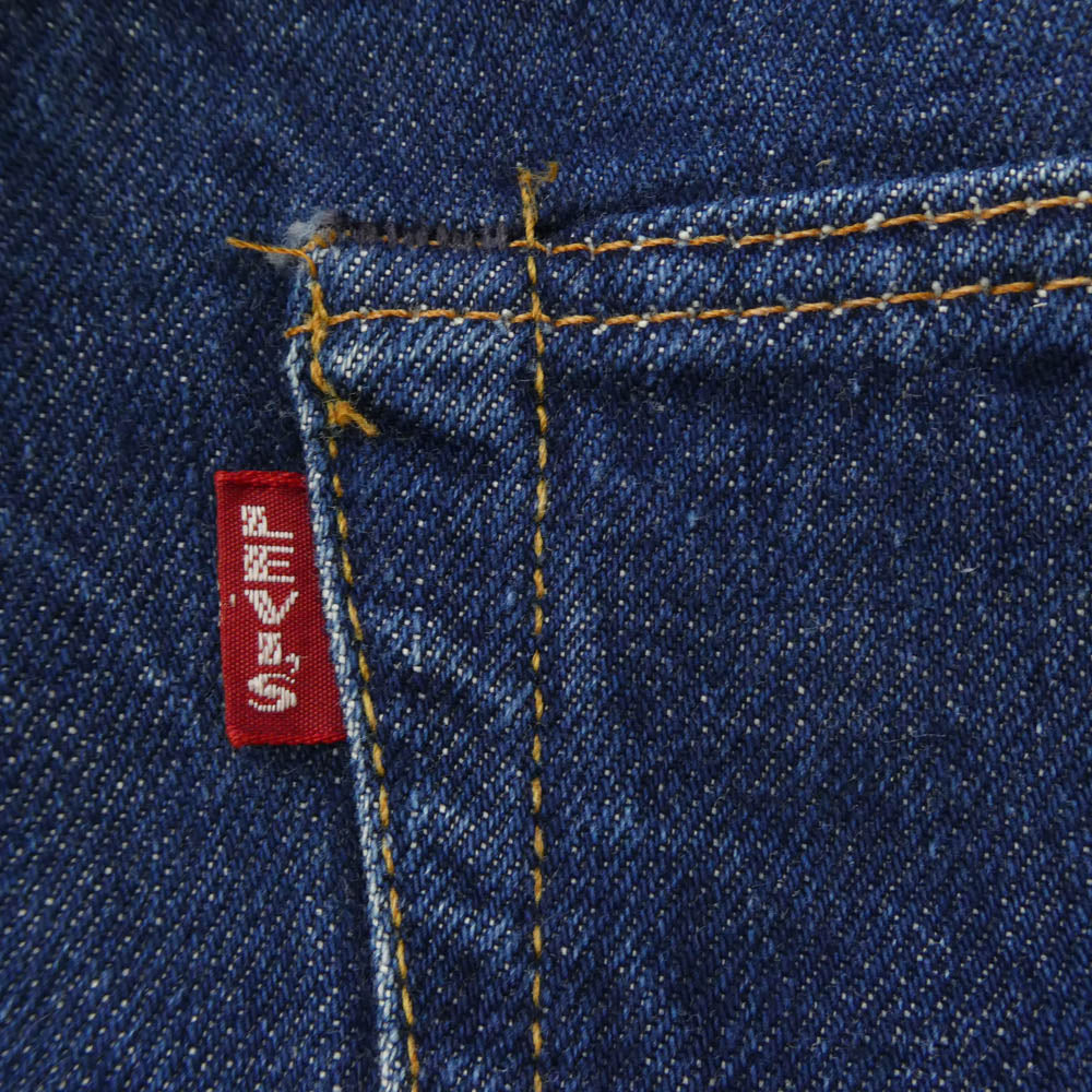 Levi's リーバイス 502 66前期 BIGE ボタン裏刻印16 SCOVILL ZIP デニム パンツ インディゴブルー系 28【中古】