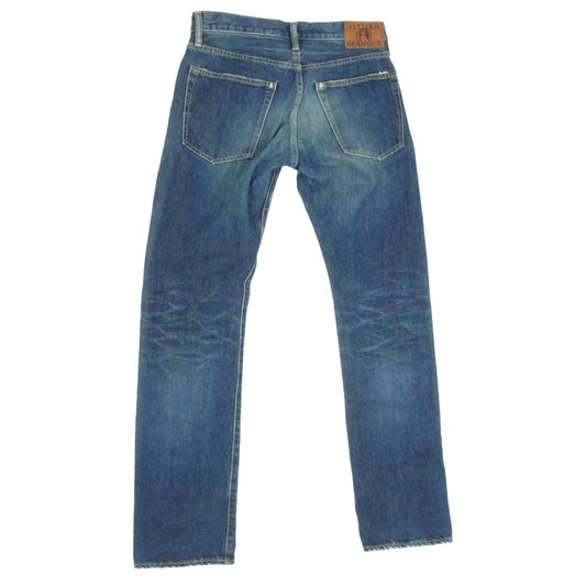 HYSTERIC GLAMOUR ヒステリックグラマー 0243AP16 RW CLASH加工 スタッズ クラッシュ加工 ストレート デニムパンツ インディゴブルー系 29【中古】