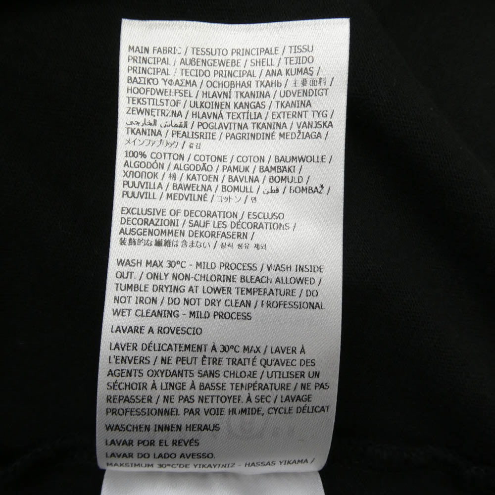 Supreme シュプリーム 26SS × MM6 Maison Margiela エムエムシックス メゾンマルジェラ Split S/S Top スプリット ショートスリーブ トップ 半袖 Tシャツ ブラック系 L【極上美品】【中古】