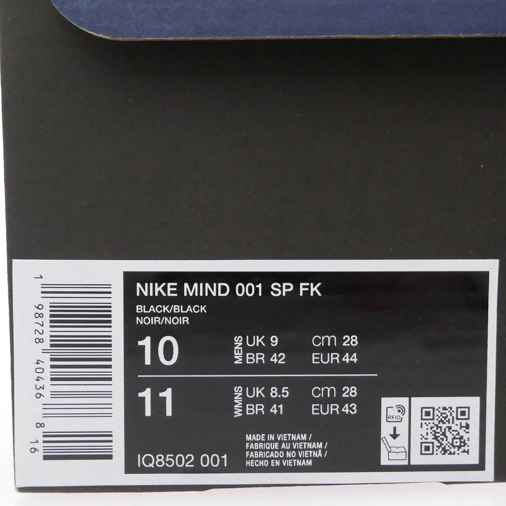 NIKE ナイキ 26SS IQ8502-001 フェイクバスターズ鑑定済 fragment design フラグメントデザイン Mind 001 Mules Black マインド001 ミュール ブラック サンダル ブラック系 28cm【美品】【中古】