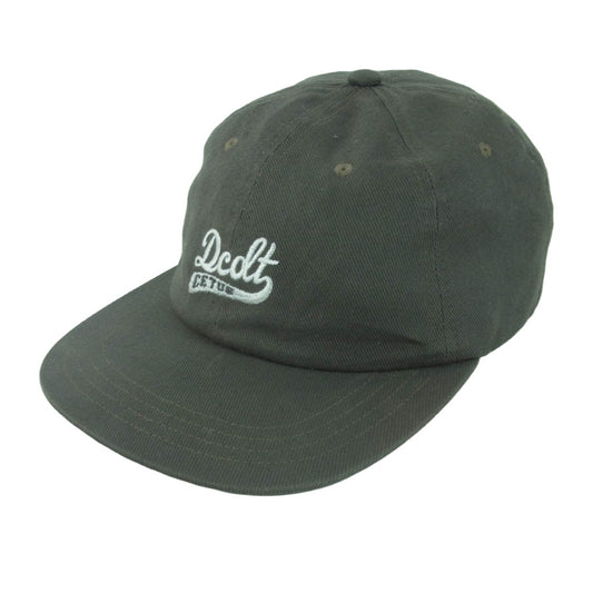 DESCENDANT ディセンダント 22SS 221HDS-HT04 DORSAL 6PANEL CAP 刺繍 ドーサル 6パネル キャップ 帽子 グレー系 グレイッシュカーキ系 F【中古】