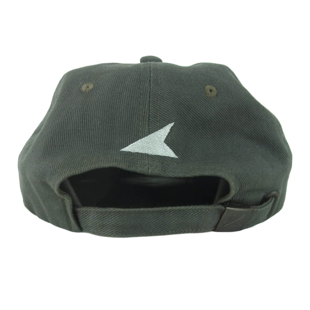 DESCENDANT ディセンダント 22SS 221HDS-HT04 DORSAL 6PANEL CAP 刺繍 ドーサル 6パネル キャップ 帽子 グレー系 グレイッシュカーキ系 F【中古】