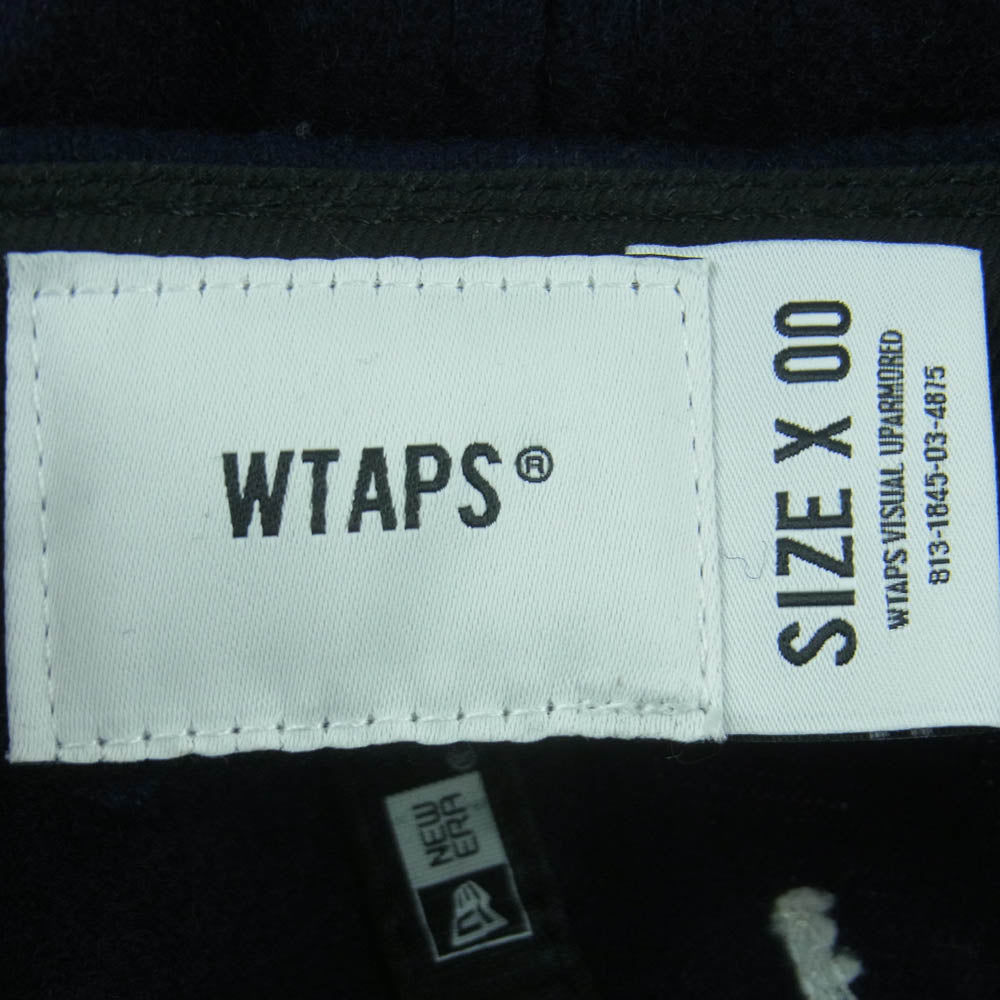 WTAPS ダブルタップス 24AW 242NENED-HT01 NEWERA 9TWENTY CAP WONY FLANNEL LLW ニューエラ ナイントゥエンティ ウォニー フランネル キャップ 帽子 ダークネイビー系 00【中古】