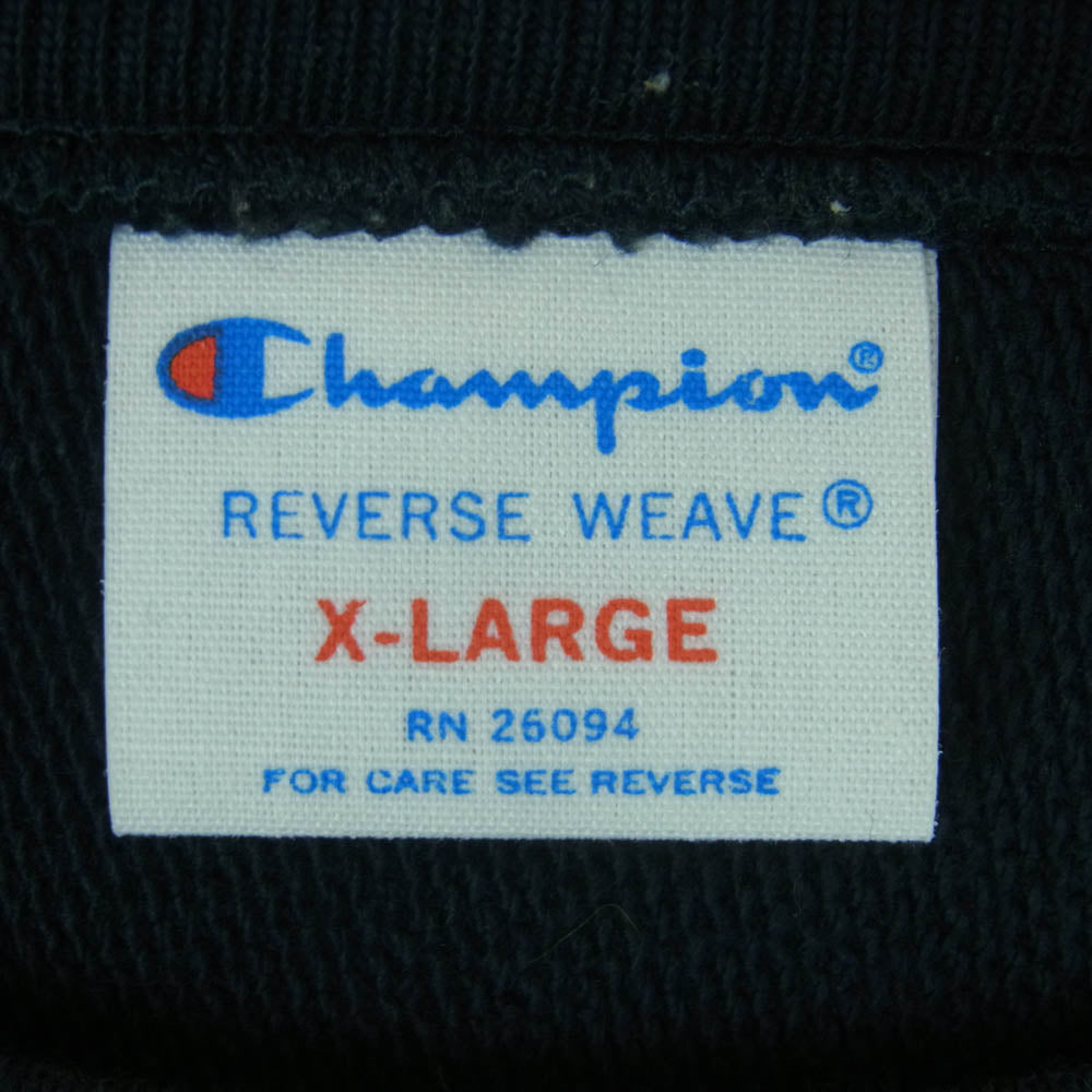 SOPHNET. ソフネット 25SS C8-B018 Champion REVERSE WEAVE BASIC CREWNECK SWEAT ロゴ刺繍 チャンピオン リバースウィーブ ショートスリーブ スウェット クルーネック 半袖 スウェットシャツ ダークネイビー系 XL【中古】